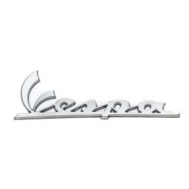 TARGHETTA SCRITTA VESPA PX GTS GTV LX ORIGINALE PIAGGIO 656219 SCUDO ANTERIORE FRONTALE