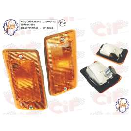 Coppia Frecce Complete Posteriori Siem Omologate Vespa PK 50/125 Xl - Rush - N - FL2 - Hp - V