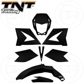 KIT CARENE 8 PEZZI VERSIONE ORIGINALE NERO LUCIDO CPI SM / SX 50 2007-2014