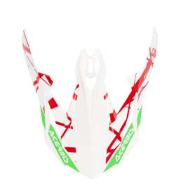 ACERBIS VISIERA X-TRACK 22-06 VERDE/BIANCO 0025081.371