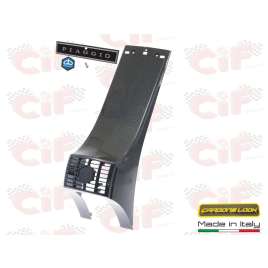 MASCHERINA COPRISTERZO ANTERIORE CARBONE LOOK VESPA PX PE 125 150 200 1^ SERIE