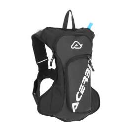 ZAINETTO MOTO ACERBIS ACQUA LOGO 5L NERO/BIANCO CON SACCA IDRICA