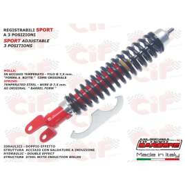 AMMORTIZZATORE POSTERIORE CARBONE SPORT VESPA 50 SPECIAL 125 PRIMAVERA ET3 PX PE