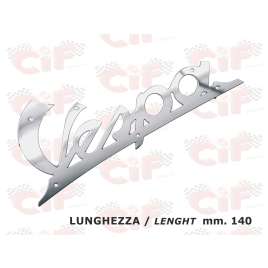 TARGHETTA VESPA SCUDO ANTERIORE VESPA 98 VESPA 125 (48-54) VESPA 150 (VL1-2-3-VB1) 002790