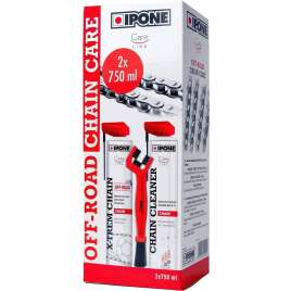 IPONE Kit Manutenzione Catena Moto Fuoristrada Pack Chain Off-Road Care 750ml