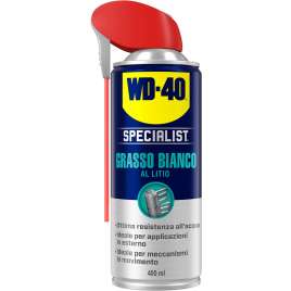 WD-40 Specialist Grasso Bianco al Litio Spray con Sistema Doppia Posizione 400 ml