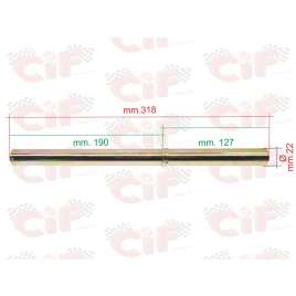 TUBO COMANDO GAS VESPA COSA 2 125-CL-CLX 125