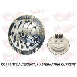 Clacson Cromato Piaggio Vespa 50 90 125 VNB 6V C.A.