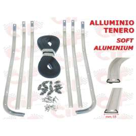 SERIE STRISCE PEDANA LISTELLI ALLUMINIO VESPA SPRINT 150 VESPA RALLY 180-200