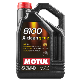 MOTUL 8100 X-Clean GEN2 5W-40 100% Sintetico 5L Olio motore Auto ACEA C3 API SP