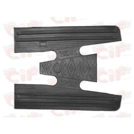 TAPPETO IN GOMMA COLORE NERO VESPA PX-PE ARCOBALENO