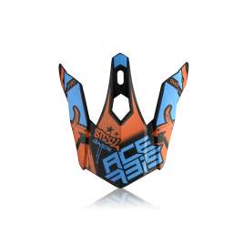 ACERBIS VISIERA STEEL JUNIOR / ECLIPSE BLU/ROSSO 0023308.253