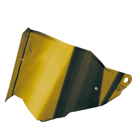 VISIERA CASCO AGV DUAL1 MPLK IRIDIUM GOLD SPECCHIO ORO AX9