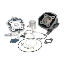 Polini 166.0083/R Kit Gruppo Termico Racing 70cc D.47 Minarelli Liquido H2O MBK NITRO 50 SR 50 Malaguti F12 F15