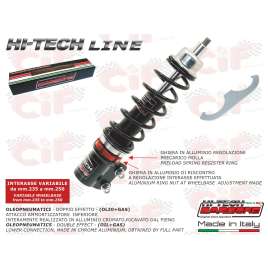AMMORTIZZATORE ANTERIORE CARBONE HI TECH REGOLABILE NERO VESPA LX 50 125 150 ET2 ET4