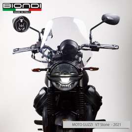 CUPOLINO TRASPARENTE BIONDI TOURING MOTO GUZZI V7 III IV SPECIAL STONE V9 BOBBER
