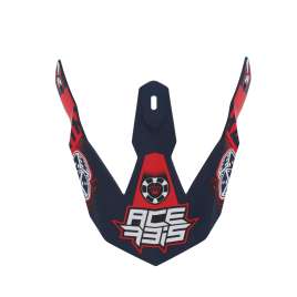 ACERBIS VISIERA CASCO LINEAR BLU/ROSSO 0024506.253