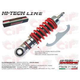 AMMORTIZZATORE ANTERIORE CARBONE HI TECH REGOLABILE CROMATO/ROSSO VESPA 50 SPECIAL PRIMAVERA ET3 PK 50 S