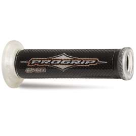 Coppia Manopole PROGRIP Universale Moto Strada 717-OE-102 In Gel Nero Con Foro