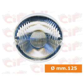 Gruppo Ottico Fanale Faro Ø Mm.125 Piaggio Si'-Si' FL
