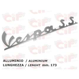 TARGHETTA VESPA SS TRAFORATA PER SCUDO ANTERIORE VESPA 180 SUPER SPORT