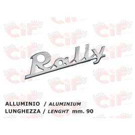 TARGHETTA RALLY IN ALLUMINIO SCUDO ANTERIORE VESPA RALLY 180 PIAGGIO 120972