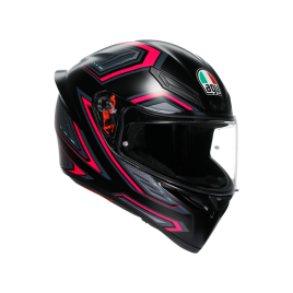 Casco Moto Integrale AGV K1 S AGV E2206 SLING MATT Nero Opaco Rosa
