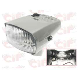 Fanale Anteriore Faro Completo A 2 Luci Colore Grigio - Ciao Sc
