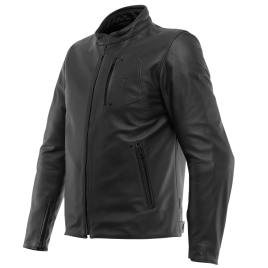 Dainese FULCRO Giacca in pelle moto Leather Jacket Nero Black