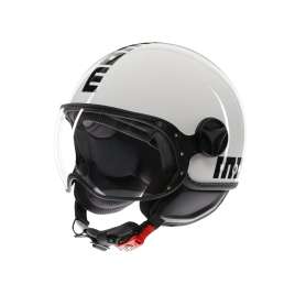 Casco MOMO DESIGN FGTR Classic E2206 Jet Mono Bianco WHITE/BLACK 004