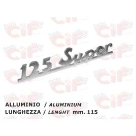 TARGHETTA 125 SUPER TRAFORATA POSTERIORE VESPA 125 SUPER PIAGGIO 150498