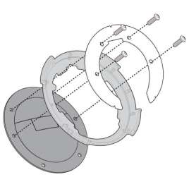 GIVI BF14 FLANGIA METALLICA per borsa serbatoio TANKLOCK KAWASAKI