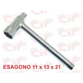 Chiave Candela Esagono 11x13x21 Per Vespa 50 - 90