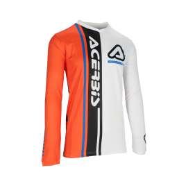 ACERBIS MAGLIA MX MOTO CROSS ENDURO J-TRACK CONNECTION BIANCO/ARANCIO 0026058.229