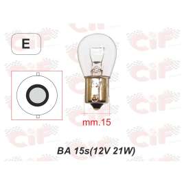 Lampadina Ba 15s (12v 21w) Per Frecce Anteriore / Posteriore Vespa PX