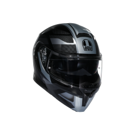 Casco Moto Modulare AGV Streetmodular E2206 Ledro Matt Black/Grey Nero opaco