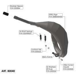 LEOVINCE 80040 KIT COLLETTORI X-FIGHT FANTIC XE/XM 50 21-