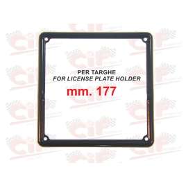 Cornice Targa Nera Tipo Grande Per Targhe mm. 177 (Nuove Dimensioni Gennaio'99)