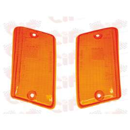 Coppia Plastiche Arancio Per Frecce Posteriori Vespa PK 50-125 Xl