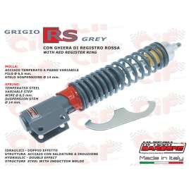 AMMORTIZZATORE ANTERIORE REGOLABILE GRIGIO RS ROSSO VESPA PX 125 150 200