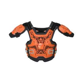 ACERBIS GRAVITY JUNIOR LEVEL 2 PETTORINA MOTO CROSS ENDURO QUAD OFFROAD ARANCIO BAMBINO/RAGAZZO 8>13ANNI ALTEZZA 125-160cm