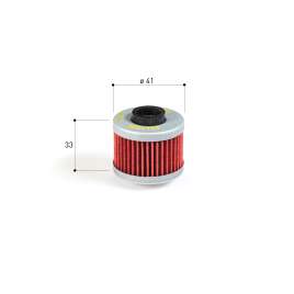 0313384 MALOSSI RED CHILLI OIL FILTER FILTRO OLIO