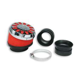 0413527 MALOSSI RED FILTER FILTRO ARIA E13 Ø 42/50/60 inclinato 25° PHBH - MIKUNI - KEIHIN
