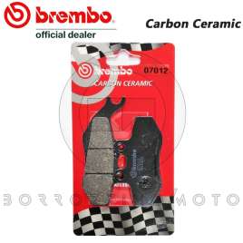 PASTIGLIE FRENO ANTERIORE BREMBO CARBON CERAMIC 07012