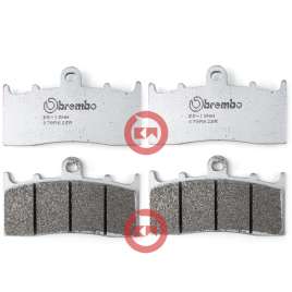 PASTIGLIE FRENO ANTERIORI BREMBO SINTERIZZATE ROAD-RACING BMW K 1600 GT