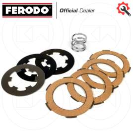 KIT FRIZIONE COMPLETA RINFORZATA FERODO 7 DISCHI CON MOLLA PER PIAGGIO VESPA 50