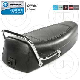 SELLA ORIGINALE PIAGGIO VESPA PX ARCOBALENO CON MANIGLIONE CROMATO