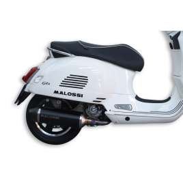 3218016.K0 MALOSSI MARMITTA RX BLACK OMOLOGATA VESPA GTS 300 SUPER SPORT TECH HPE SEI GIORNI EURO4