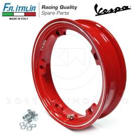 CERCHIO IN LEGA RIBASSATO TUBELESS ROSSO VESPA PX / SPECIAL