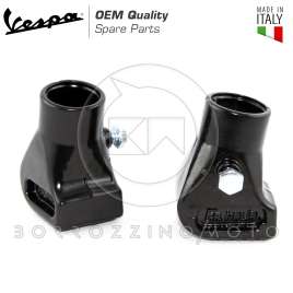 SCARPETTE CAVALLETTO ALLUMINIO NERE VESPA PX 125 150 200